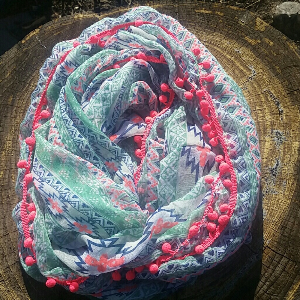 NEON GLOW INFINITY SCARF